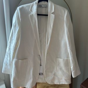 Brand new Zara Linen blazer